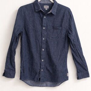 Men’s Calvin Klein Jeans Slim Fit Chambray Button Down – Size Large